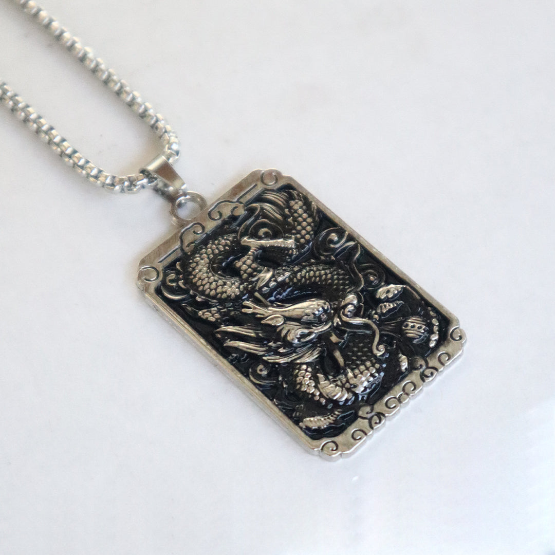 Dragon Guardian Pendant for Men