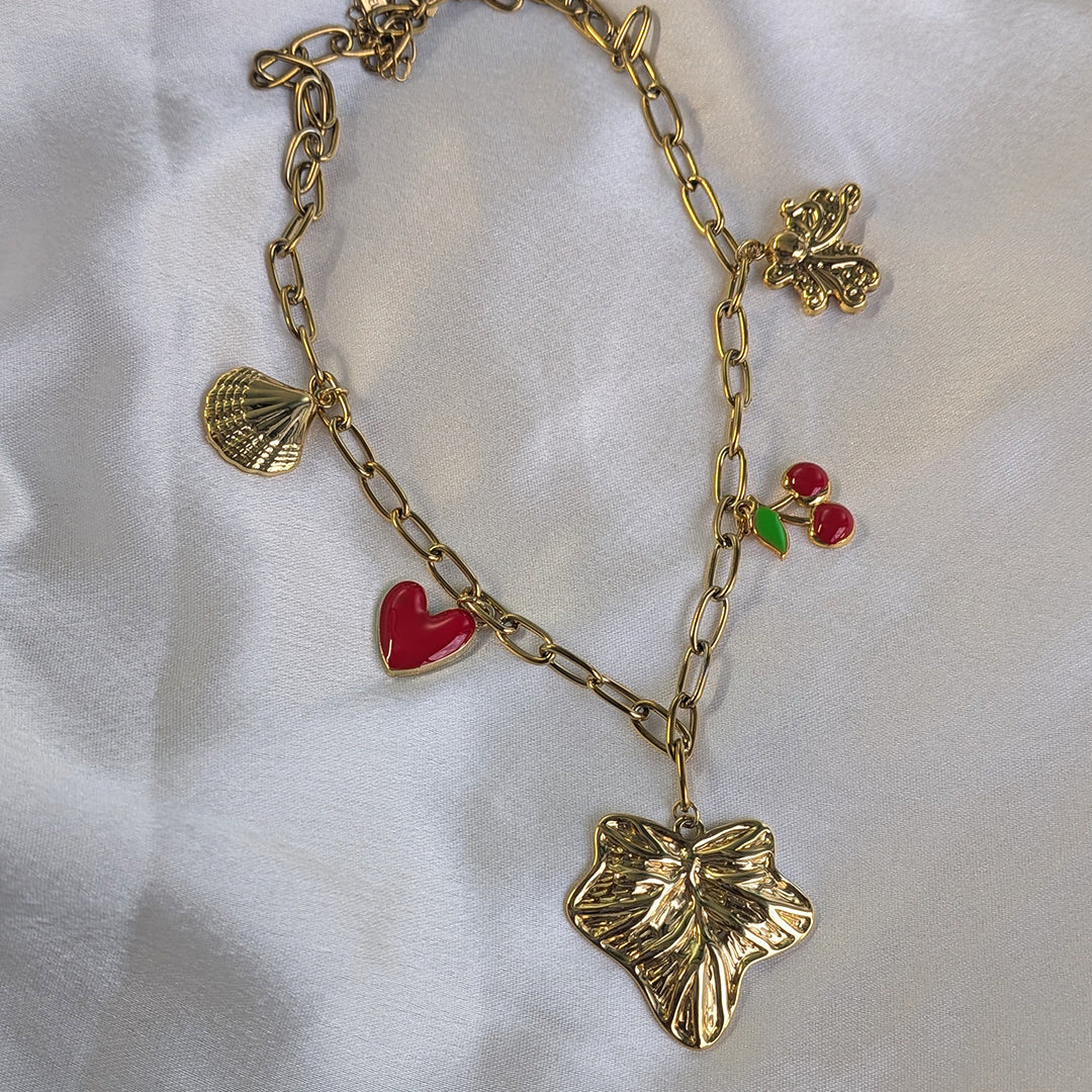 18K Gold Plated Coastal Fantasy Charm Pendant (Anti Tarnish)