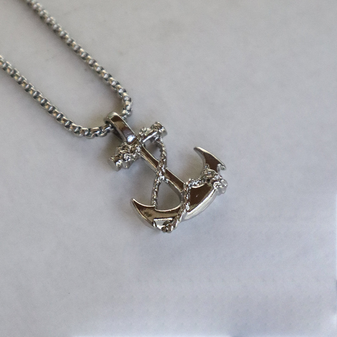 Nautical Anchor Chain Pendant For Men