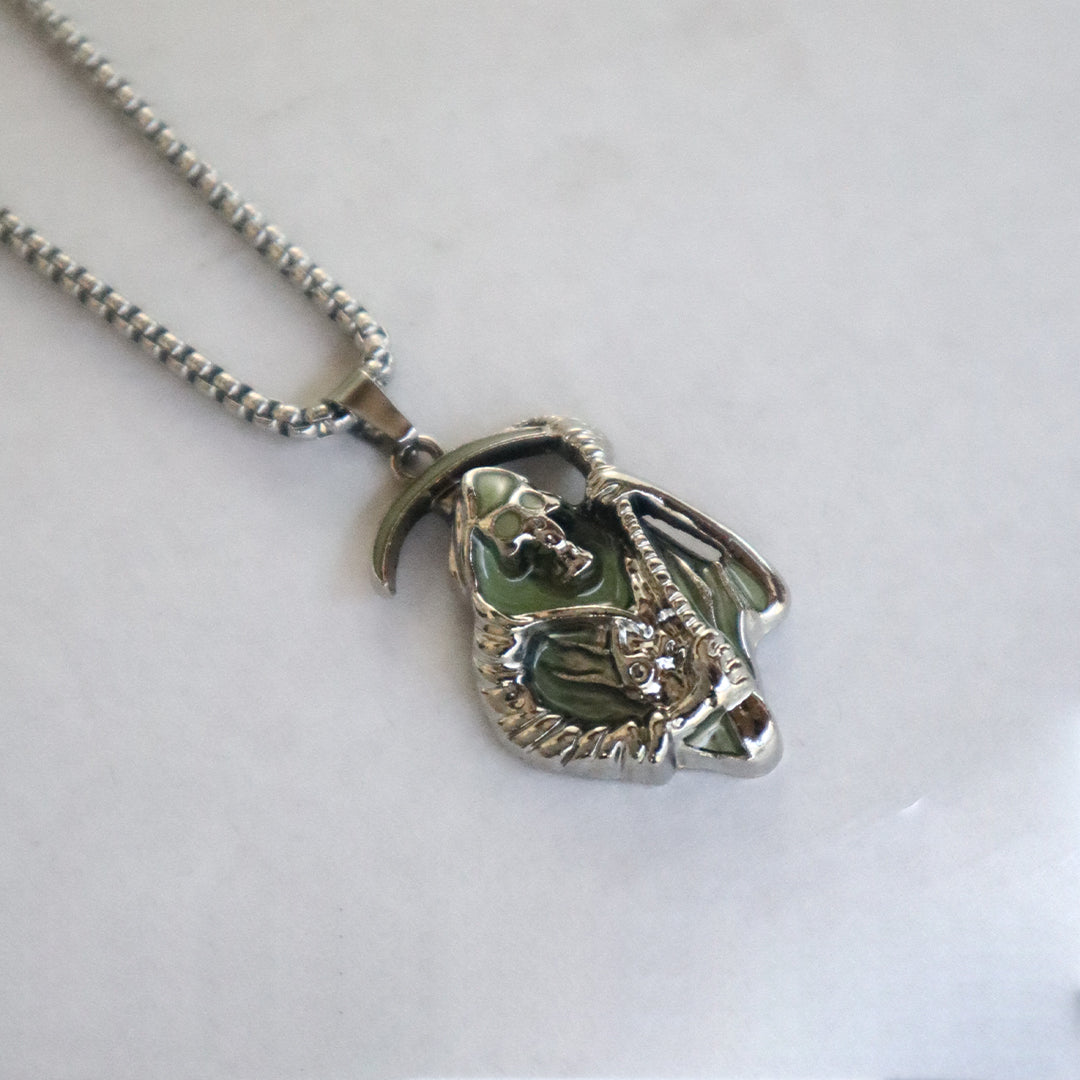 Death Reaper Gothic Pendant For Men