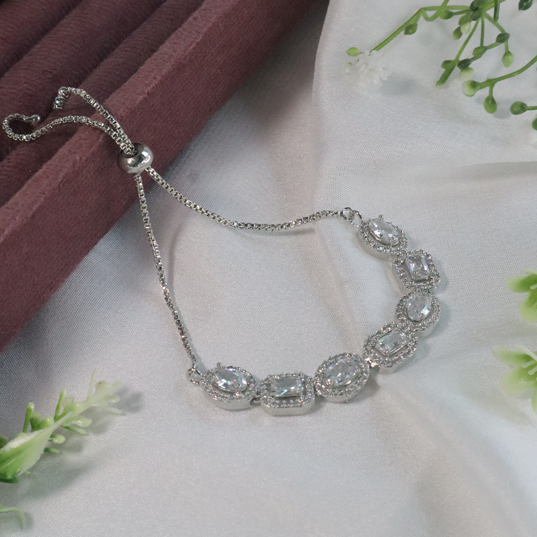 Bright Glow American Diamond Bracelet