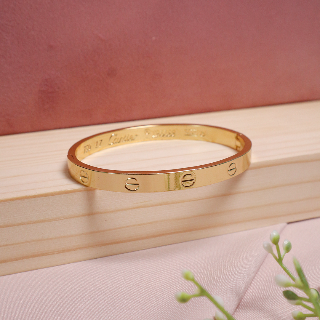 Elegant Cartier Inspired Love Bracelet (Anti-Tarnish)