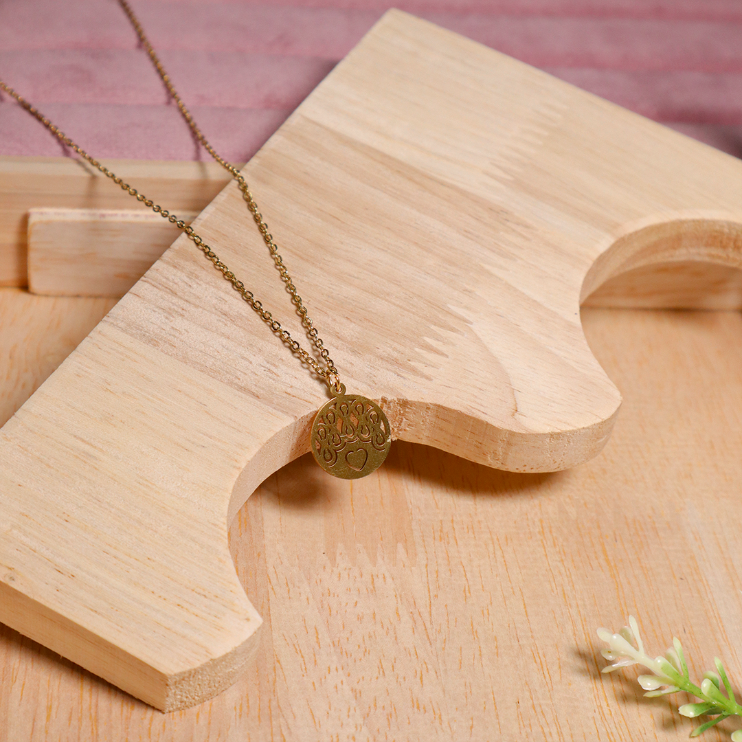 18K Gold Plated Soul Connection Pendant Necklace (Anti Tarnish)