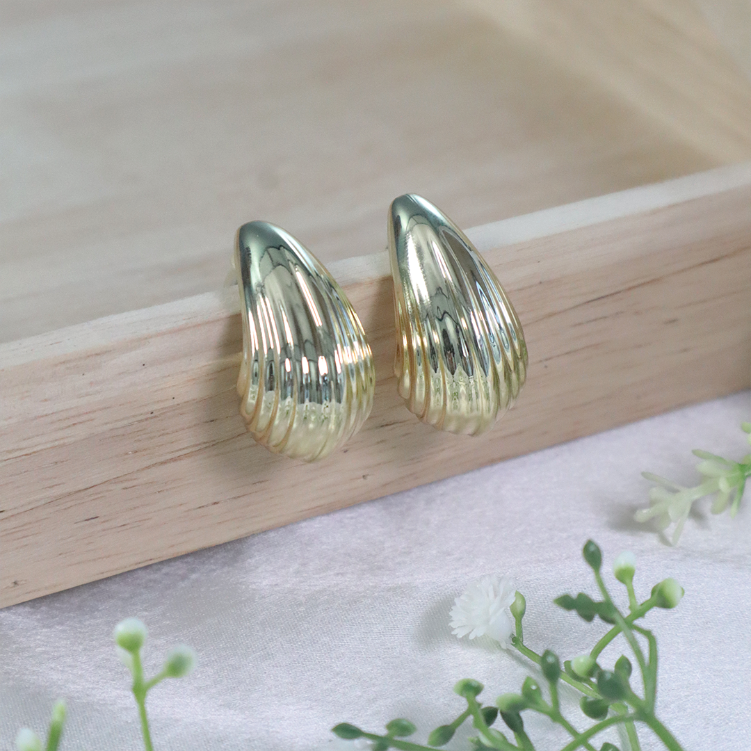 18K Gold Plated LuxeWave Earrings