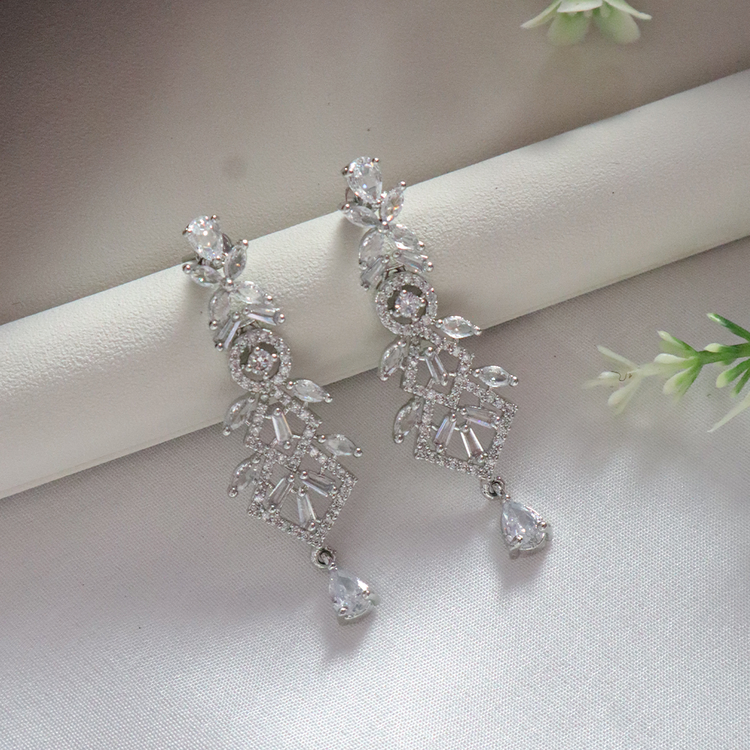 Stars & Stripes Radiance American Diamond Earrings