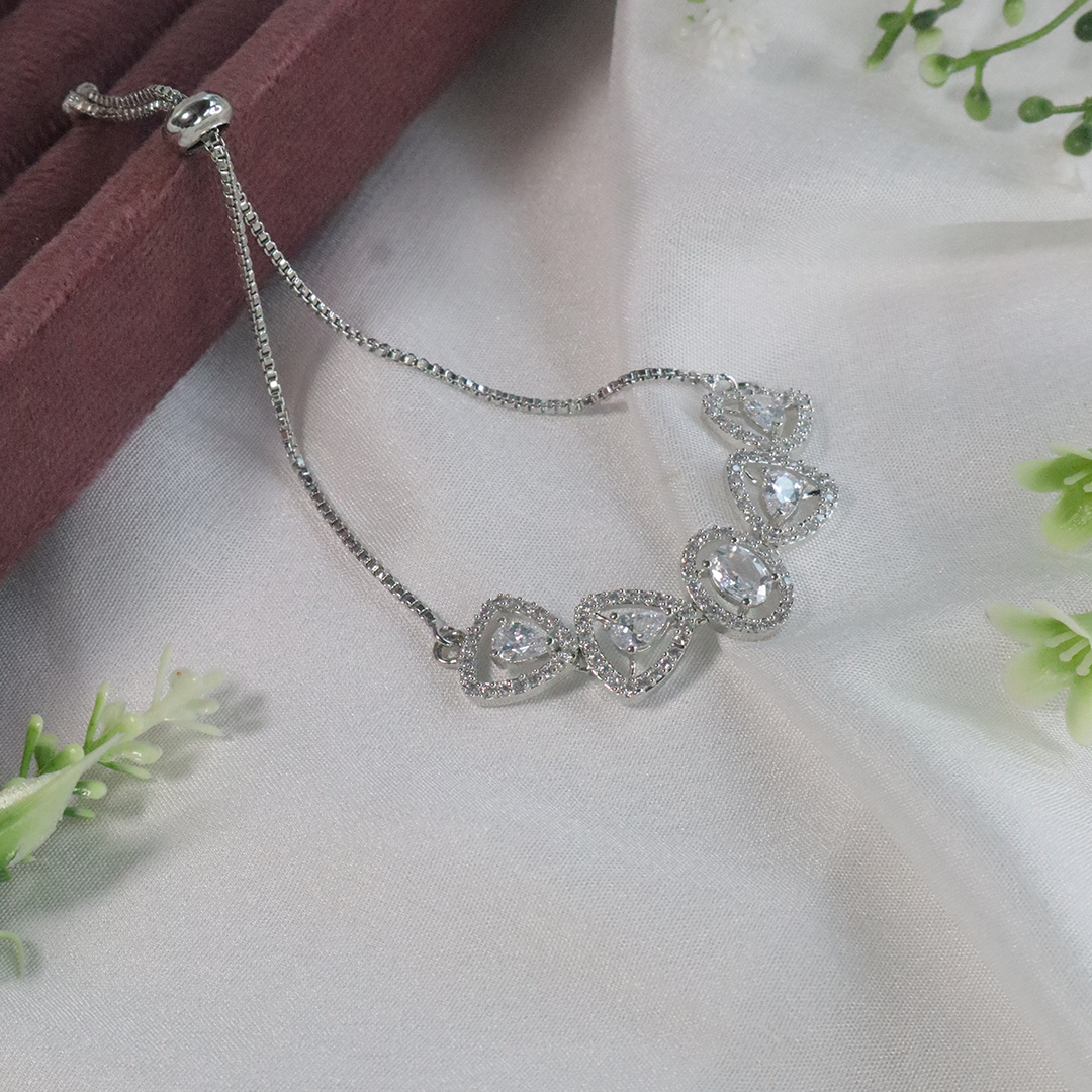 Designer Eternal Spark American Diamond Bracelet