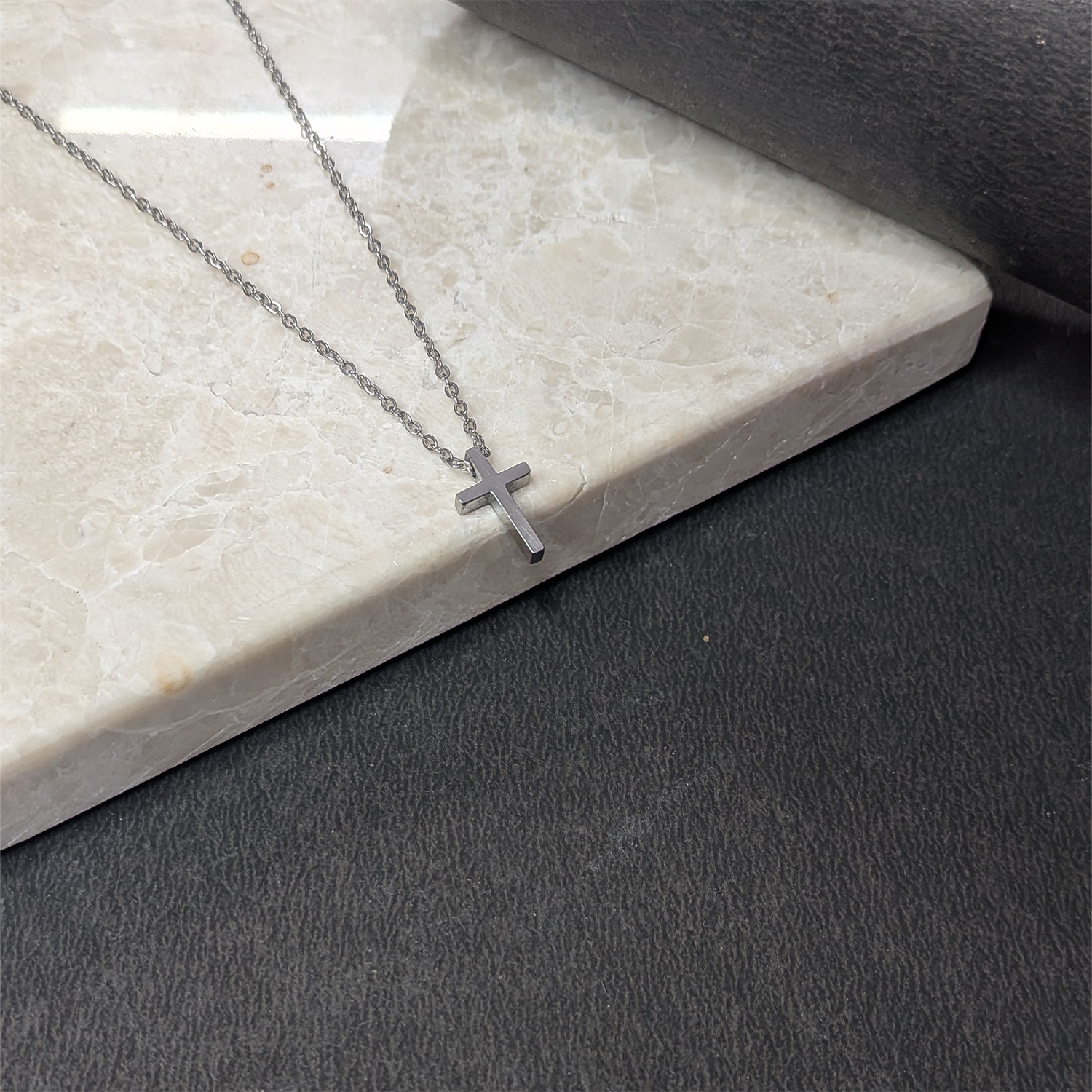 Holy Bible Nail Cross Mini Pendant For Men & Boys