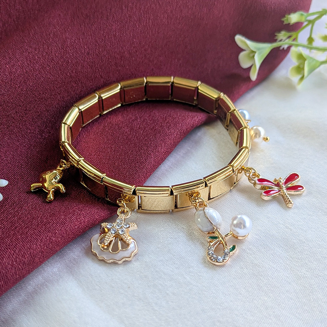 Enchanted Dreams Charm Bracelet ( Anti Tarnish)