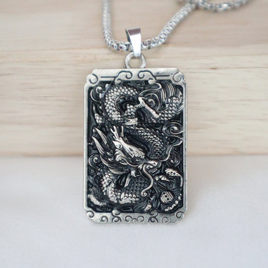 Dragon Guardian Pendant for Men