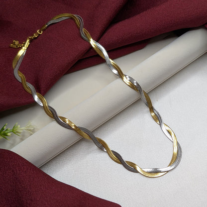 Double Layer Snake Chain Pendant for Men & Women