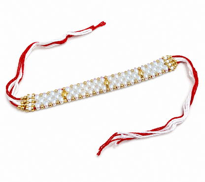 Aurie Elegant Handcrafted Rakhi for Brother
