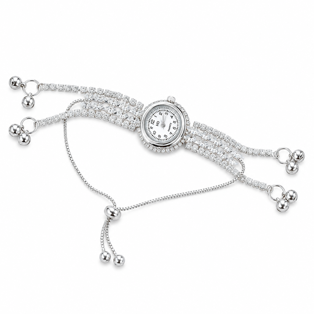 Crystal Stone Kashmiri Watch for Girls & Women