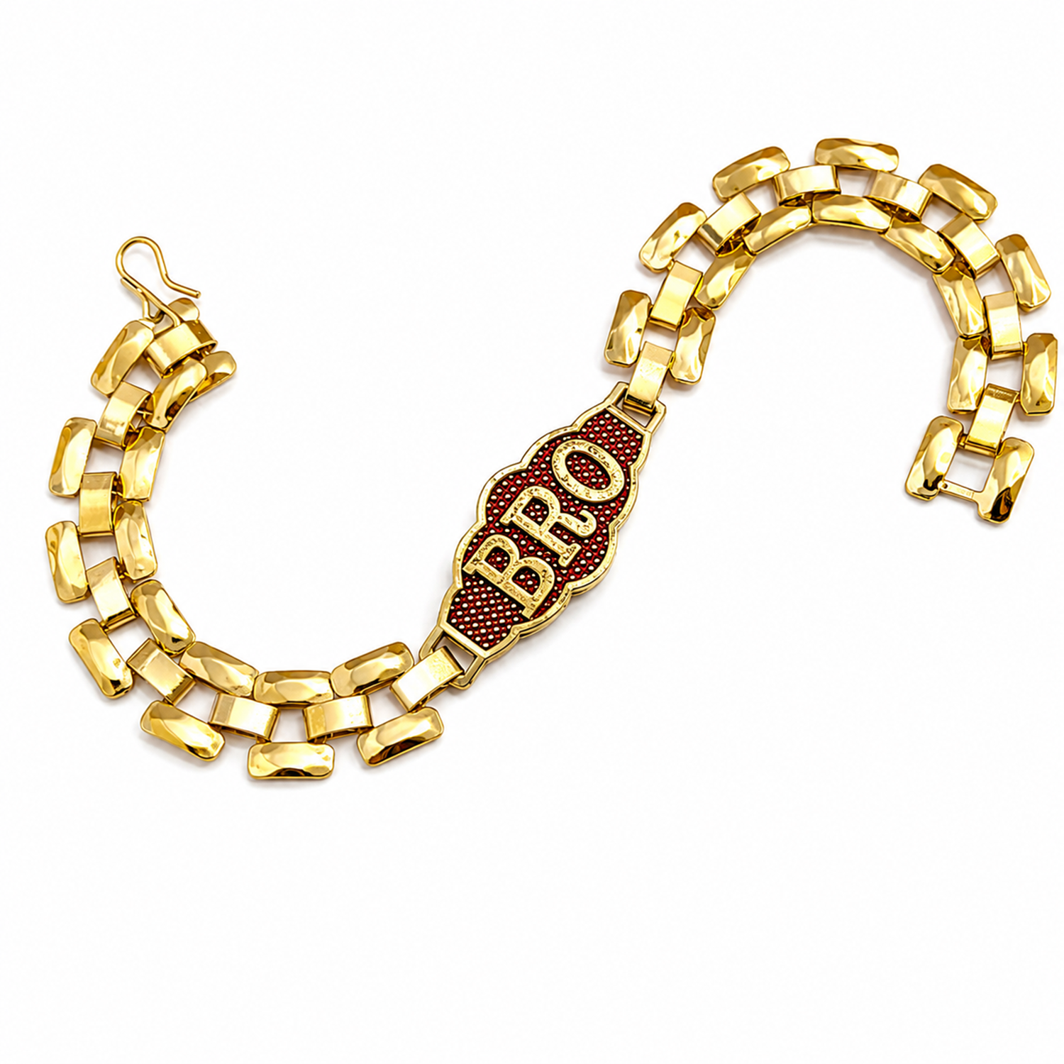 Premium Chain BRO Engraved Rakhi Gift for Brother