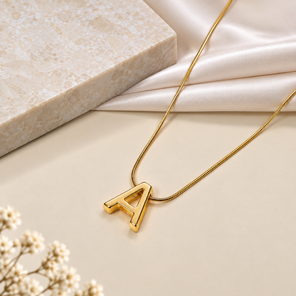 Trendy Shiny Alphabet Pendant for Girls & Women
