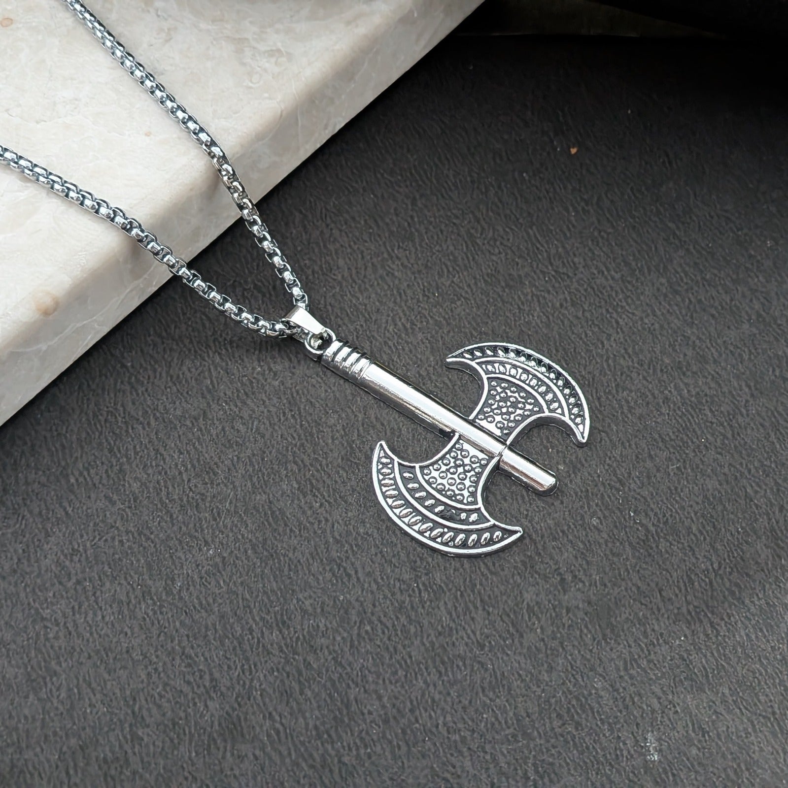 Men's Viking Axe Pendant for Men & Boys