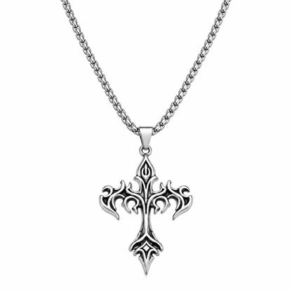 Stylish Gothic Cross Pendant for Men