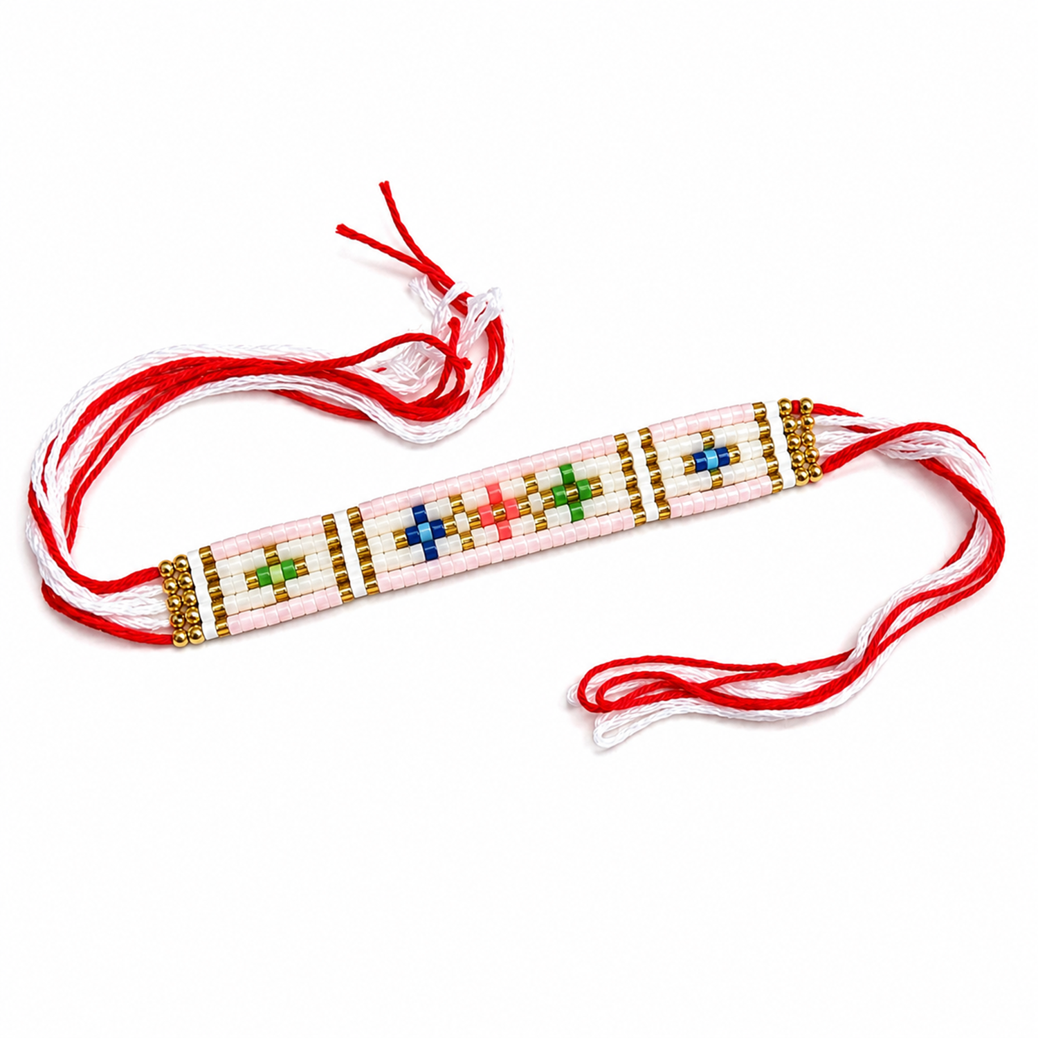 Miyuki Seed Bead Rakhi for Brother
