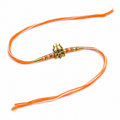 Lord Shiva Trishul Designer Rakhi for Brother