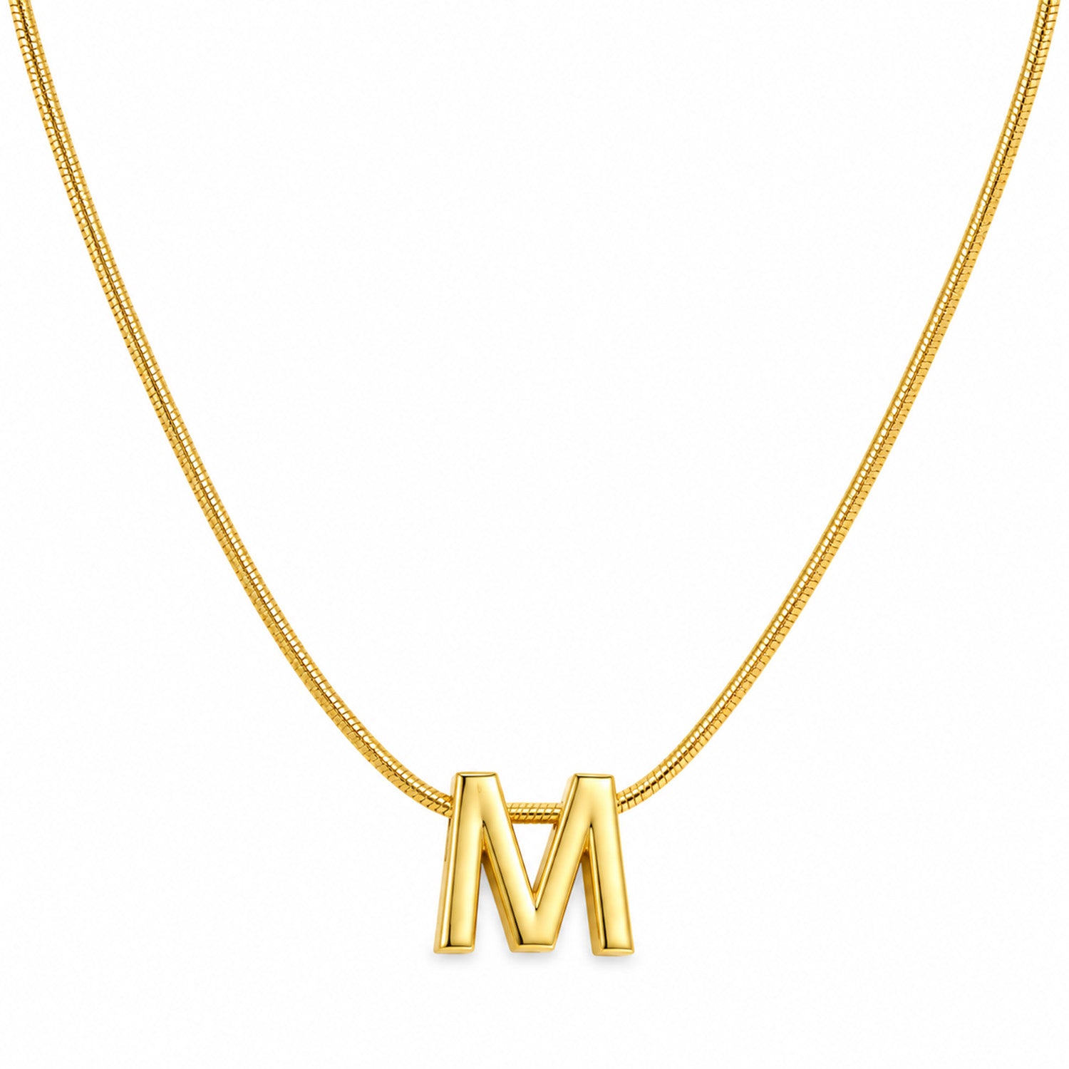 Trendy Shiny Alphabet Pendant for Girls & Women