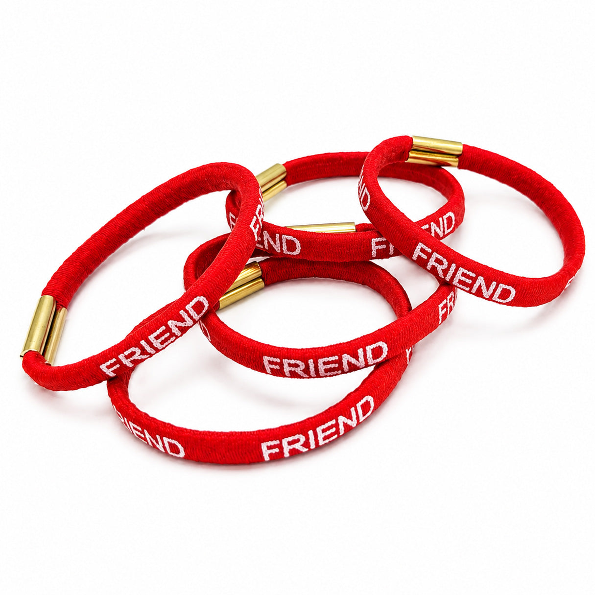 5pcs Silicone Friendship Day Bands