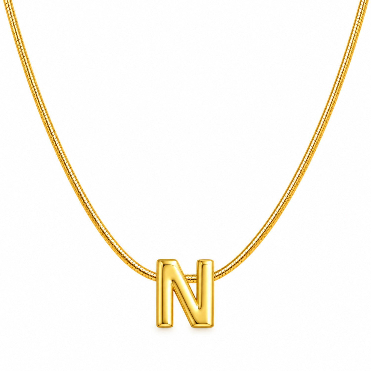 Trendy Shiny Alphabet Pendant for Girls & Women