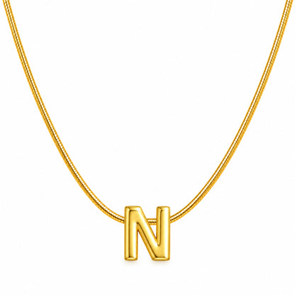 Trendy Shiny Alphabet Pendant for Girls & Women