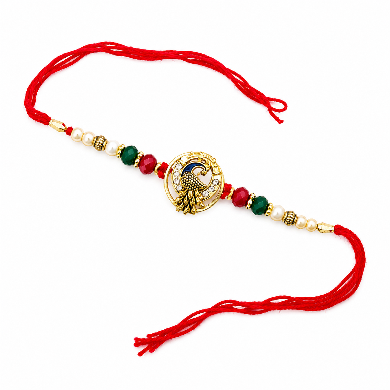Peacock Design Rakhi for Brother