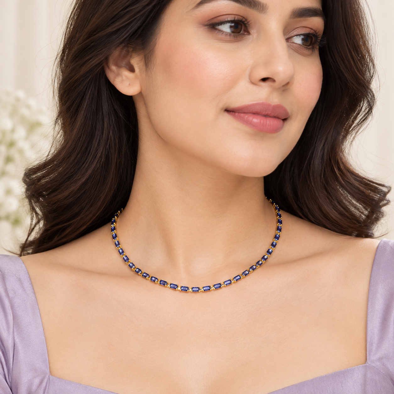 3 x 6 Markis Mala Alloy Chain for Girls & Women's