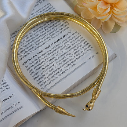 Snake Design Flexible Choker Necklace For Girls & Women