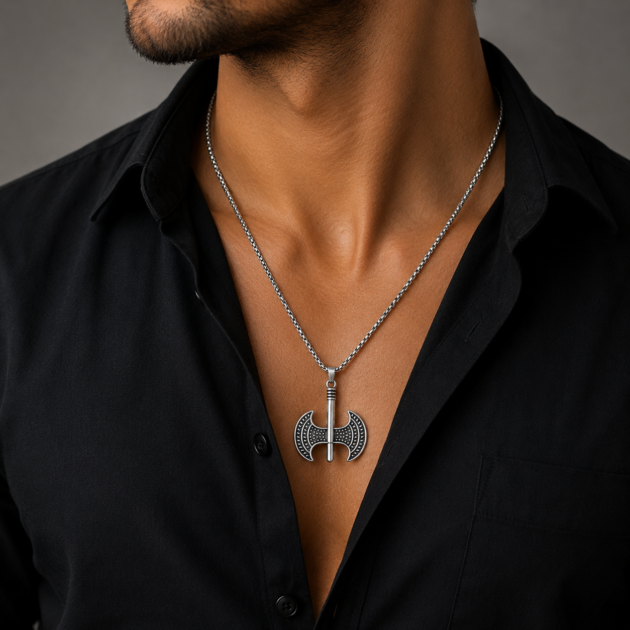 Men's Viking Axe Pendant for Men & Boys