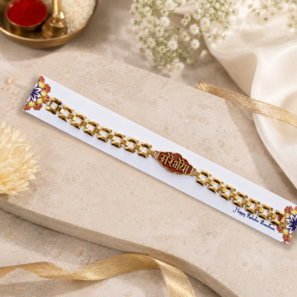Mere Bhaiya Chain Rakhi Gift for Brother