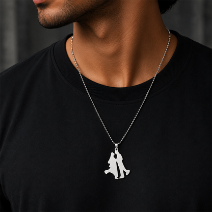 Couple Love Pendant Necklace for Men & Women