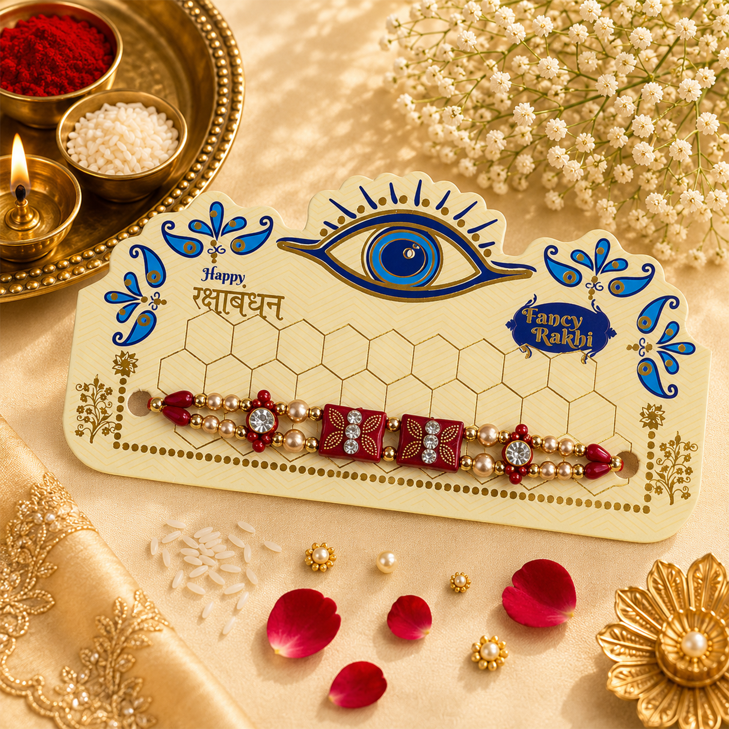 Handmade Multicolor Rakhi for Brother