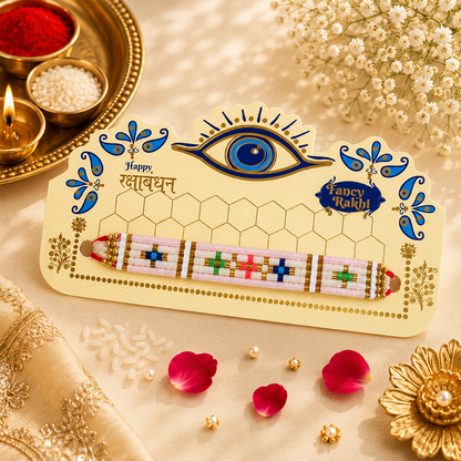 Miyuki Seed Bead Rakhi for Brother