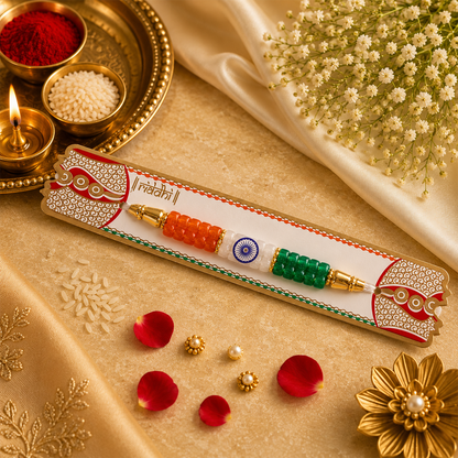 Indian Flag Rakhi for Brother