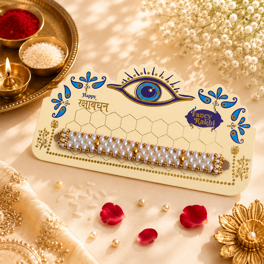 Aurie Elegant Handcrafted Rakhi for Brother