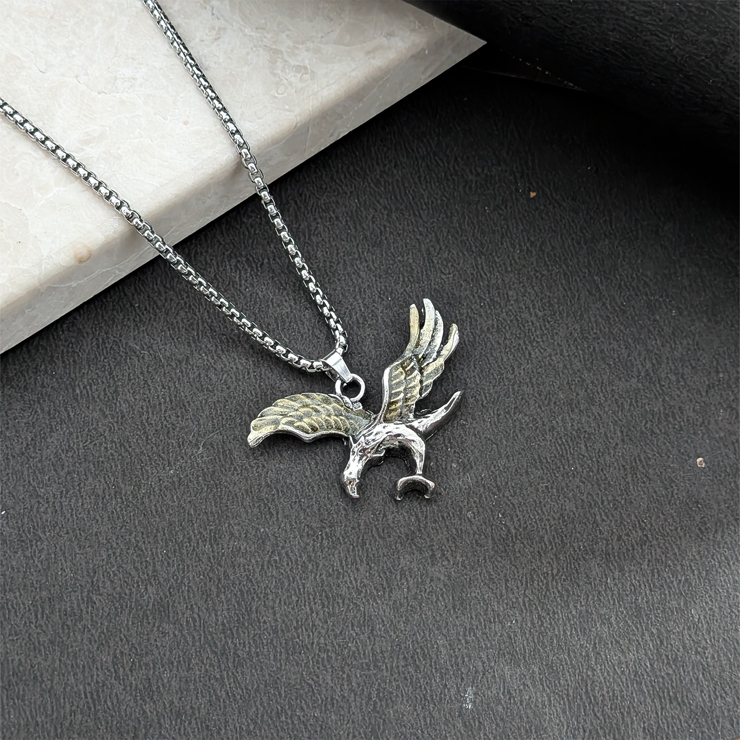 Eagle Pendant Necklace for Men & Boys