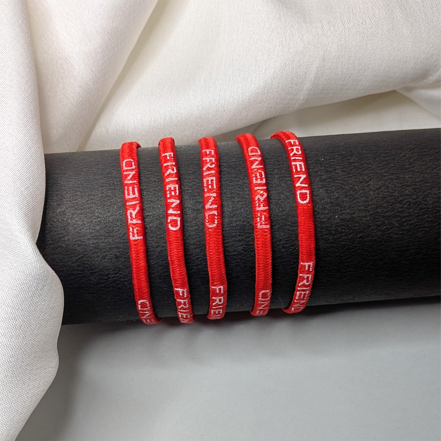 5pcs Silicone Friendship Day Bands