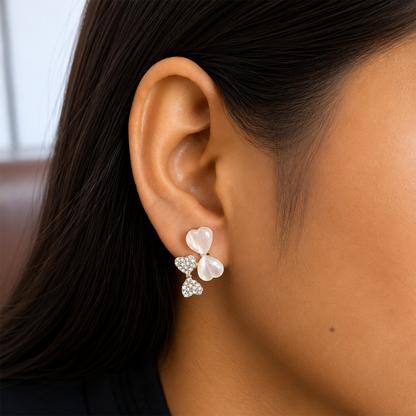 Butterfly Stud Korean Earrings Set for Girls & Women