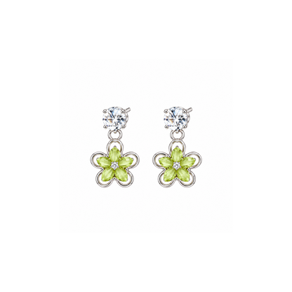 Dual Line Crystal Drop Earrings for Girls & Women's