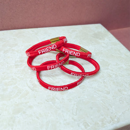 5pcs Silicone Friendship Day Bands