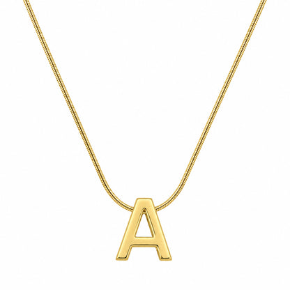 Trendy Shiny Alphabet Pendant for Girls & Women