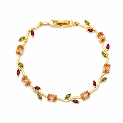AD Stone Tulip Bracelet for Women & Girls