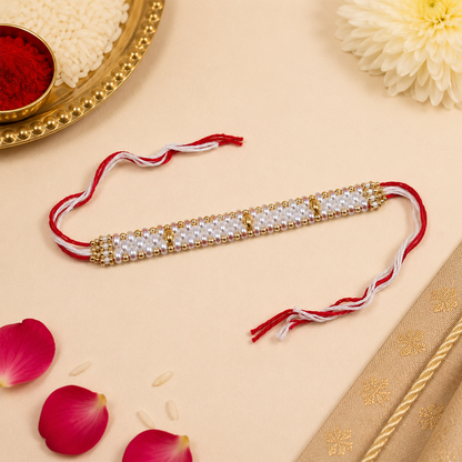 Aurie Elegant Handcrafted Rakhi for Brother