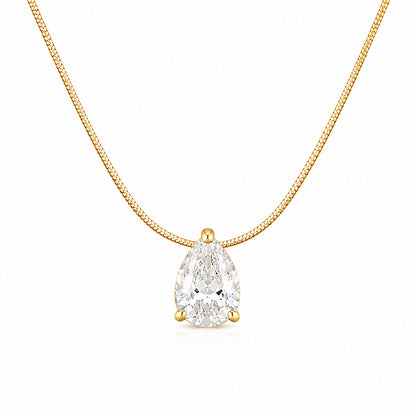 Angel Drop Central Stone Pendant for Girls & Women's