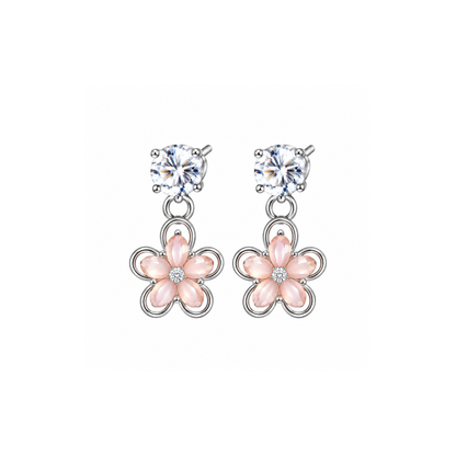 Dual Line Crystal Drop Earrings for Girls & Women's
