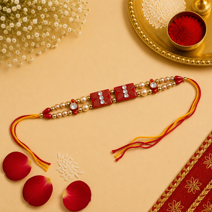 Handmade Multicolor Rakhi for Brother