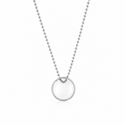 Simple RIng Design Pendant With Beaded Chain for Men & Boys