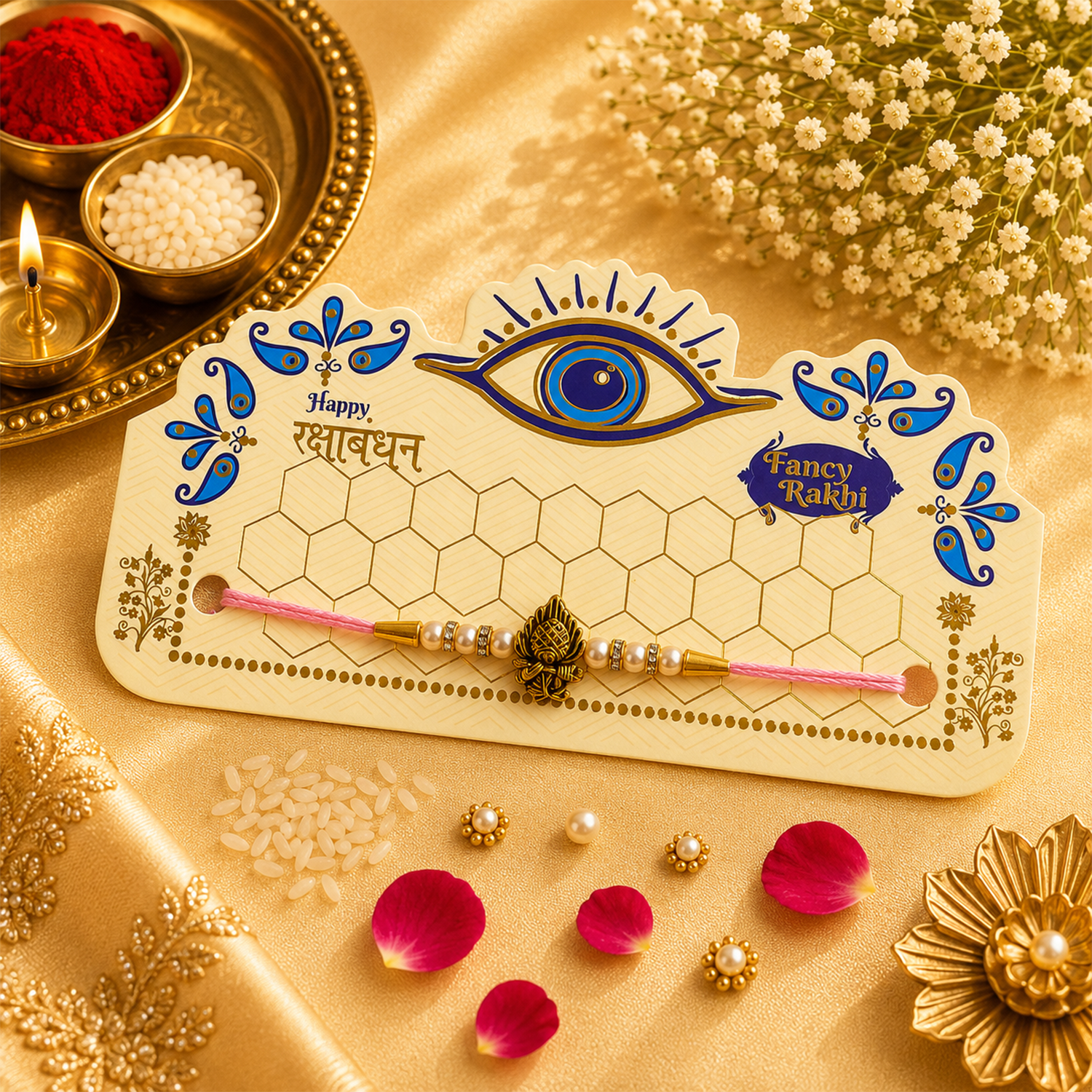 Elegant Ganpati Rakhi for Brother
