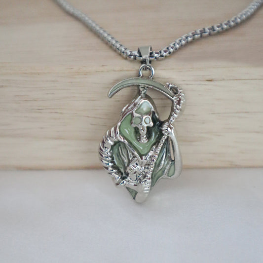Death Reaper Gothic Pendant For Men